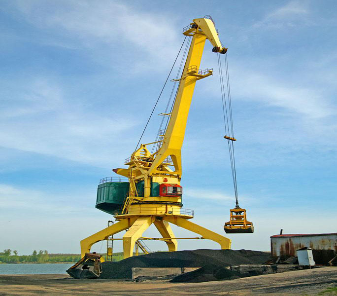 Schwerlast-Kai-Portal-beweglicher luftiger Hafen Crane.jpg Heavy Load Quayside Portal Mobile Luffing Port Crane.jpg