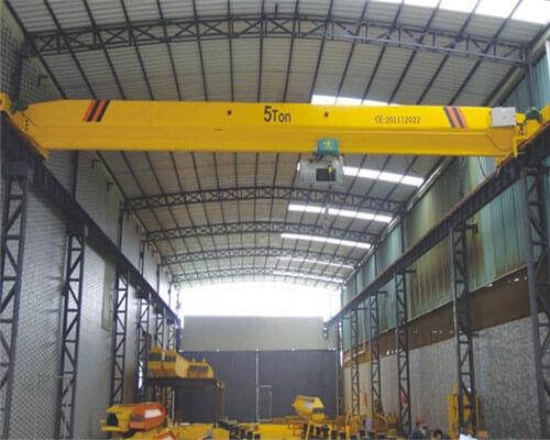 5 Tonnen-einzelner Träger-Laufkran mit elektrischem Hoist.jpg 5 Ton Single Girder Overhead Crane with Electric Hoist.jpg